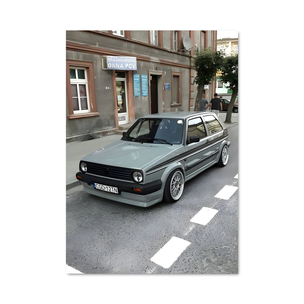 Poster Golf GTI Legend – affiche Volkswagen